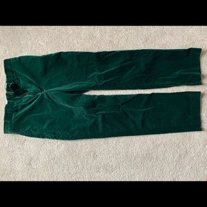 Green Polo Ralph Lauren Corduroy Pants